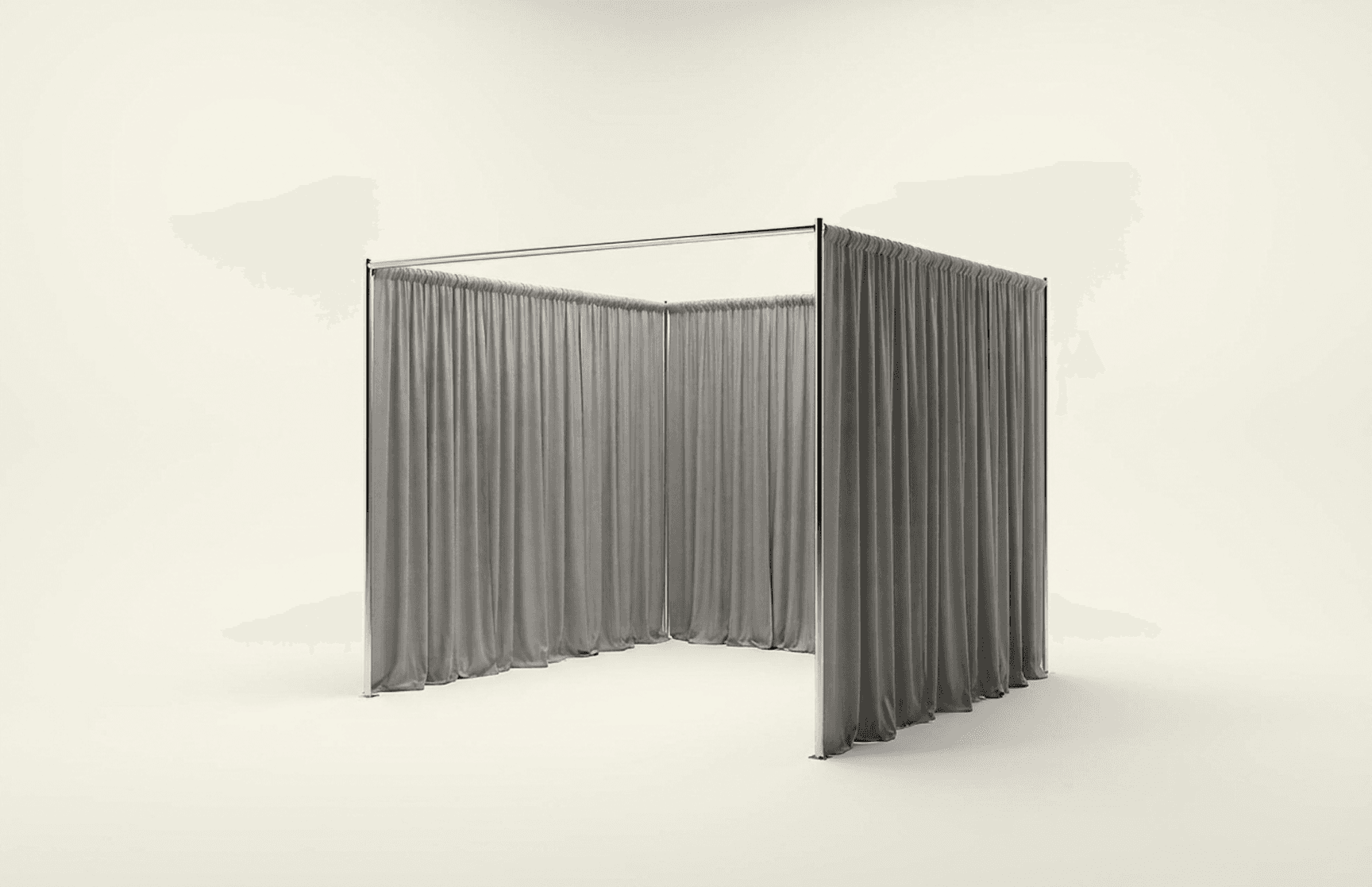 A.G. Exhibitions pipe-and-drape booth