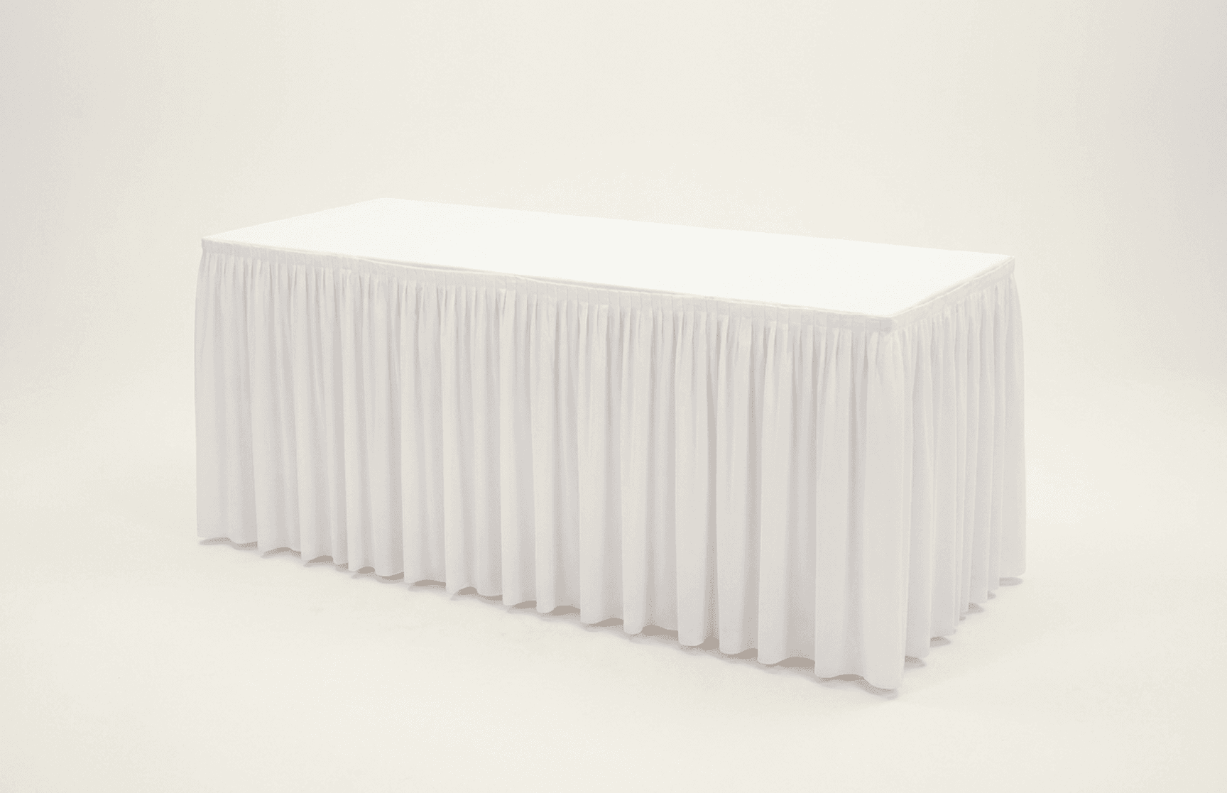 Skirted display table
